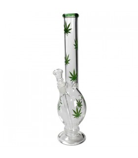 Bong Cristal Ice Leaves 40 cm.