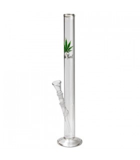 Bong Cristal Black Leaf Hoja 60 cm.