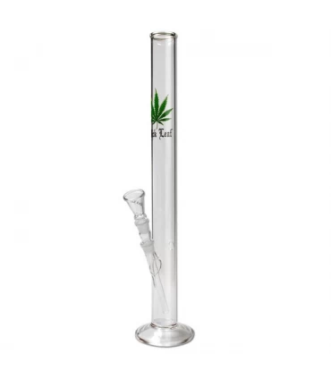 Bong Cristal Black Leaf Hoja 60 cm.
