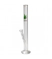 Bong Cristal Black Leaf Hoja 60 cm.
