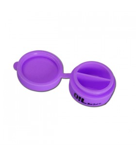 Bote Silicona Black Leaf Doble 10 ml 42x22 mm