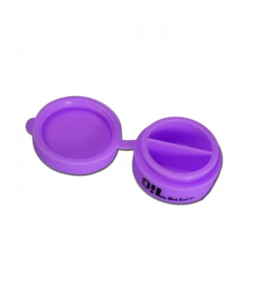 Bote Silicona Black Leaf Doble 10 ml 42x22 mm