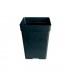 Maceta Cuadrada Negra 20 x 20 x 27.5 cm. - 7 lt.  Cannapot (42 ud.)