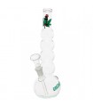 Bong Cristal Burbujas Green Peace 24 cm.