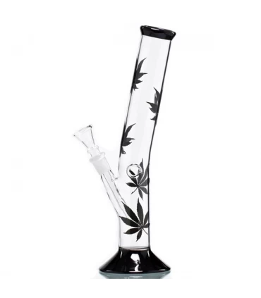 Bong Cristal  Leaves 30 cm.