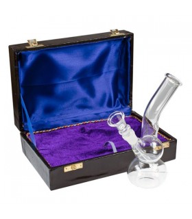 Bong Cristal Doble Burbuja Caja 18 cm excluido de web