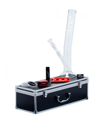 Bong Cristal Curvo Caja 42 cm.