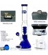 Bong Cristal Caja Piel con Percolador 35 cm.