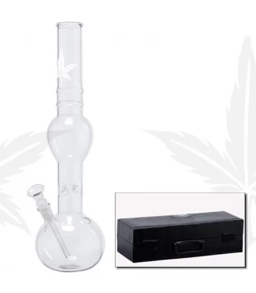 Bong Cristal Caja Leaf 39 cm.