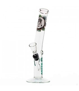 Bong Cristal Green Monkey 20 cm.