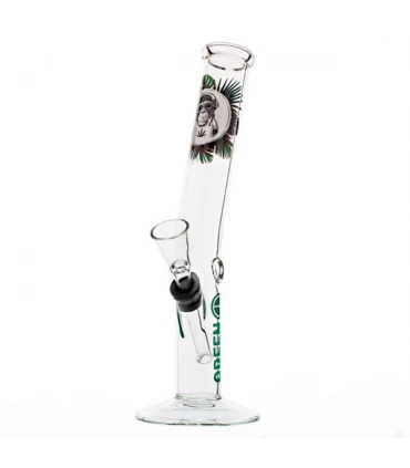 Bong Cristal Green Monkey 20 cm.