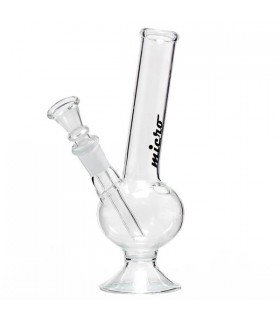 Bong Cristal Micro con pie 16 cm.