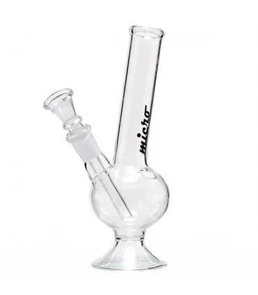 Bong Cristal Micro con pie 16 cm.