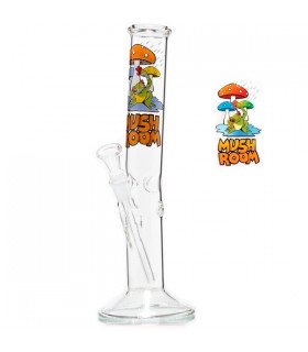 Bong Cristal Ice Mushroom & Frog 30 cm.
