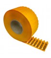 Etiqueta Pincho 17 x 80 mm. Personalizada Naranja 3.000 u.