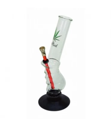 Bong Cristal Black Leaf 23 cm.