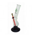 Bong Cristal Black Leaf 23 cm.