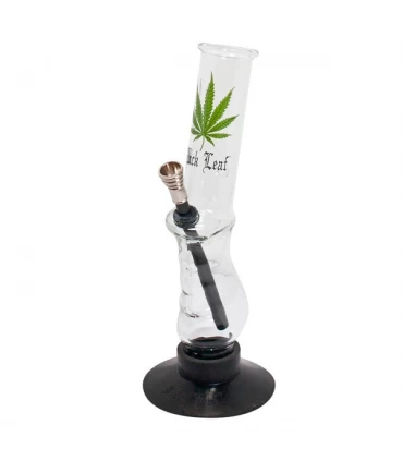 Bong Cristal Black Leaf 27 cm