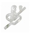 Pipa Cristal Spiral 19 cm