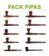 Pack pipas madera - 10 u.