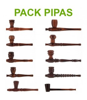Pack pipas madera - 10 u.