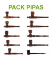 Pack pipas madera - 10 u.