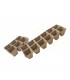 Jiffy Huevera 80x80 mm. 6 Alveolos