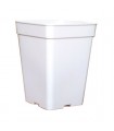 Maceta Cuadrada Blanca 23 x 23 x 27.5 cm. - 11 lt. Cannapot