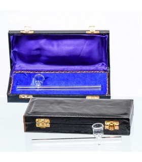 Pipa Cristal Recta Caja 20 cm.